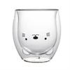 Double Wall Glass High Borosilicate Coffee Cup Heat Resistant Cute Animal Style Tea Mug Milk Juice Drink Glass for Friends Gifts