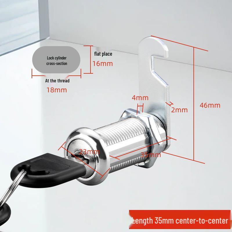File Cabinet & Mailbox Cam Lock for Iron Lockers