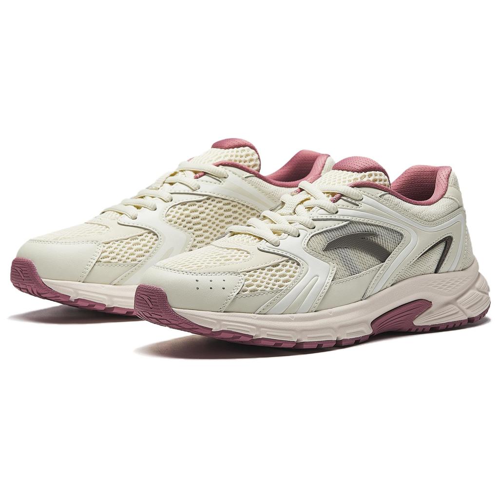 Anta Comfort Upgrade Retro Fashion Height Increasing Lightweight Breathable Low Top Casual City Commuting Running Shoes Women Sneaker 922535592-7