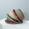 Vintage Brytyjski Trilby Kapelusz Słomkowy Męski Letni Fedora Słomkowy Oddychający Kapelusz Słoneczny na Plażę Ręcznie Tkany Słomkowy Kapelusz Panama Kubańska Czapka Podróżna