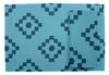 S4Sassy Blaue Diamant Geometrische Alltags Abwaschbare Tischsets Mit Servietten Esstisch