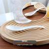 UOSO Pure White Ceramic Long-Handle Spoons
