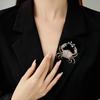 The Little Crab Brooch Is A High-end Feminine Brooch with Exquisite Diamond-encrusted Brooch and A Unique Design Sense