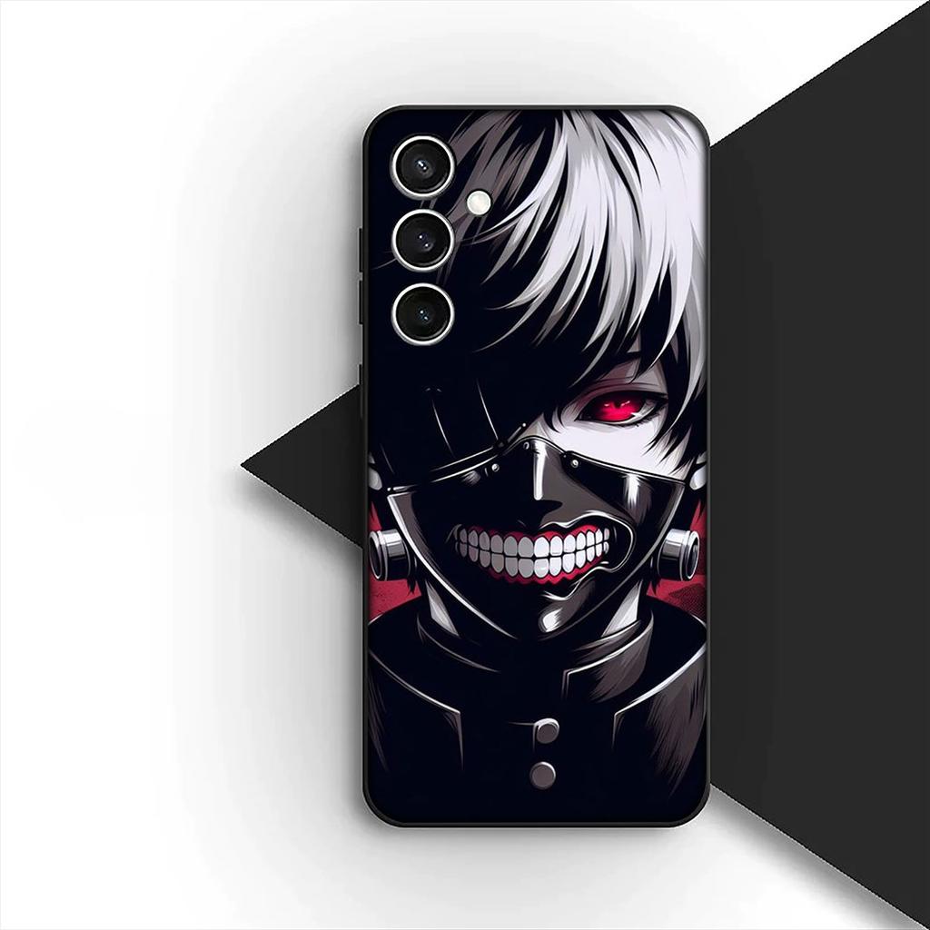 Tokyo Ghoul Ken Kaneki Silicone Cover for Samsung Galaxy S10 Lite S8 S9 Plus A33 A34 A31 70 A71 A72 Note 20 9 8 Coque Phone Case