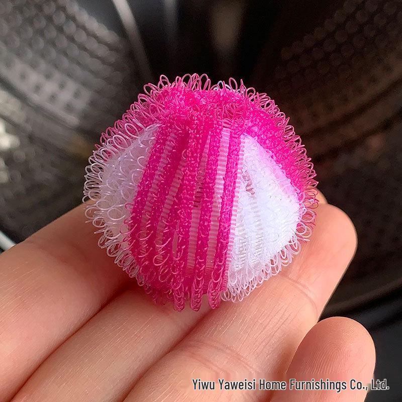 Anti-Tangle Nylon Laundry Balls for De-linting and Hair Removal In Washing Machines