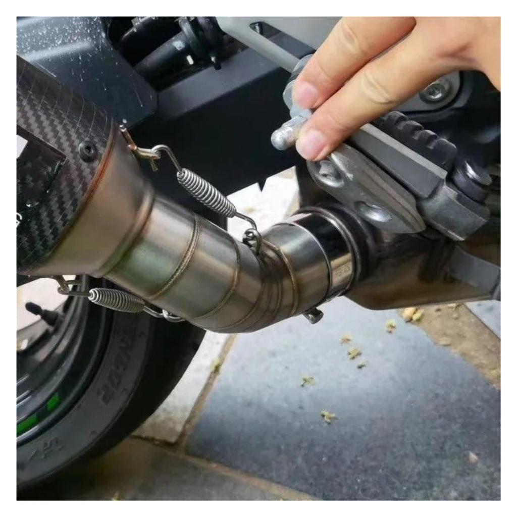 Motorcycle Exhaust Muffler Pipe Connection Z900 SE 2017-2023 Motorcycle Exhaust Middle Link Pipe Connection 51mm Motorcycle Exhaust Muffler Pipe