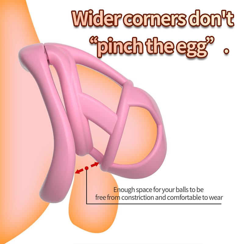 Male Chastity Cage Sex Toys Sissy Femboy beginner flat chastity cage belt Cock Cage man Urethra lock Penis Rings Men Adult Goods