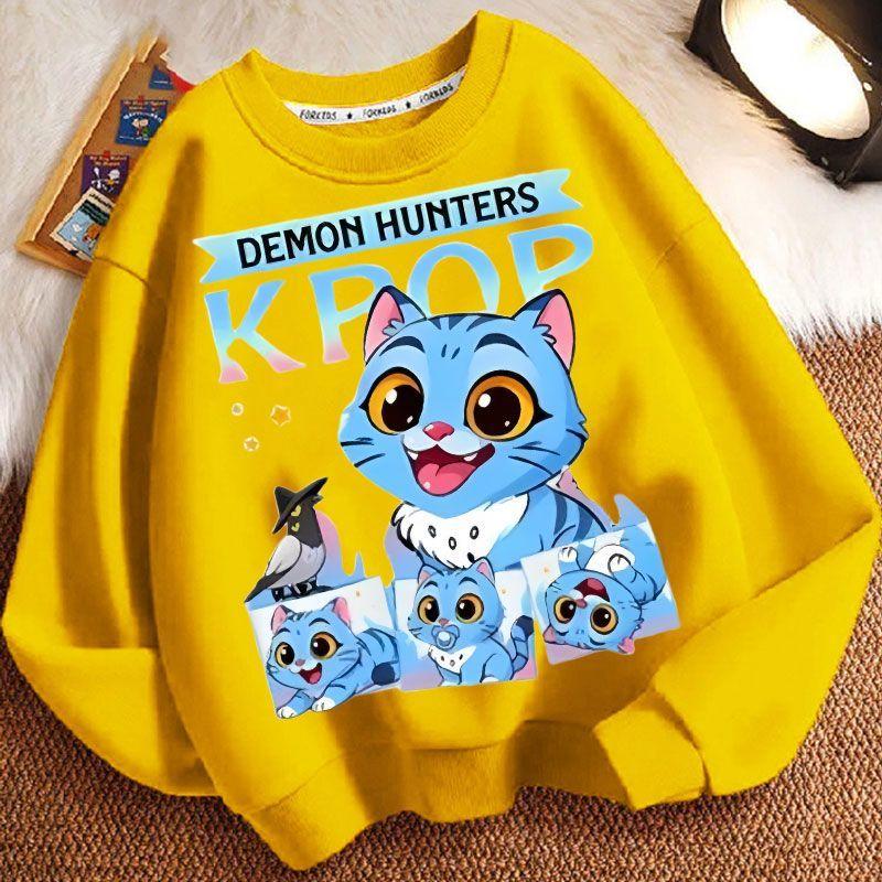 Children's Fashion Sweatshirts for Spring and Autumn, Long-sleeved Casual Sweatshirts for Boys and Girls