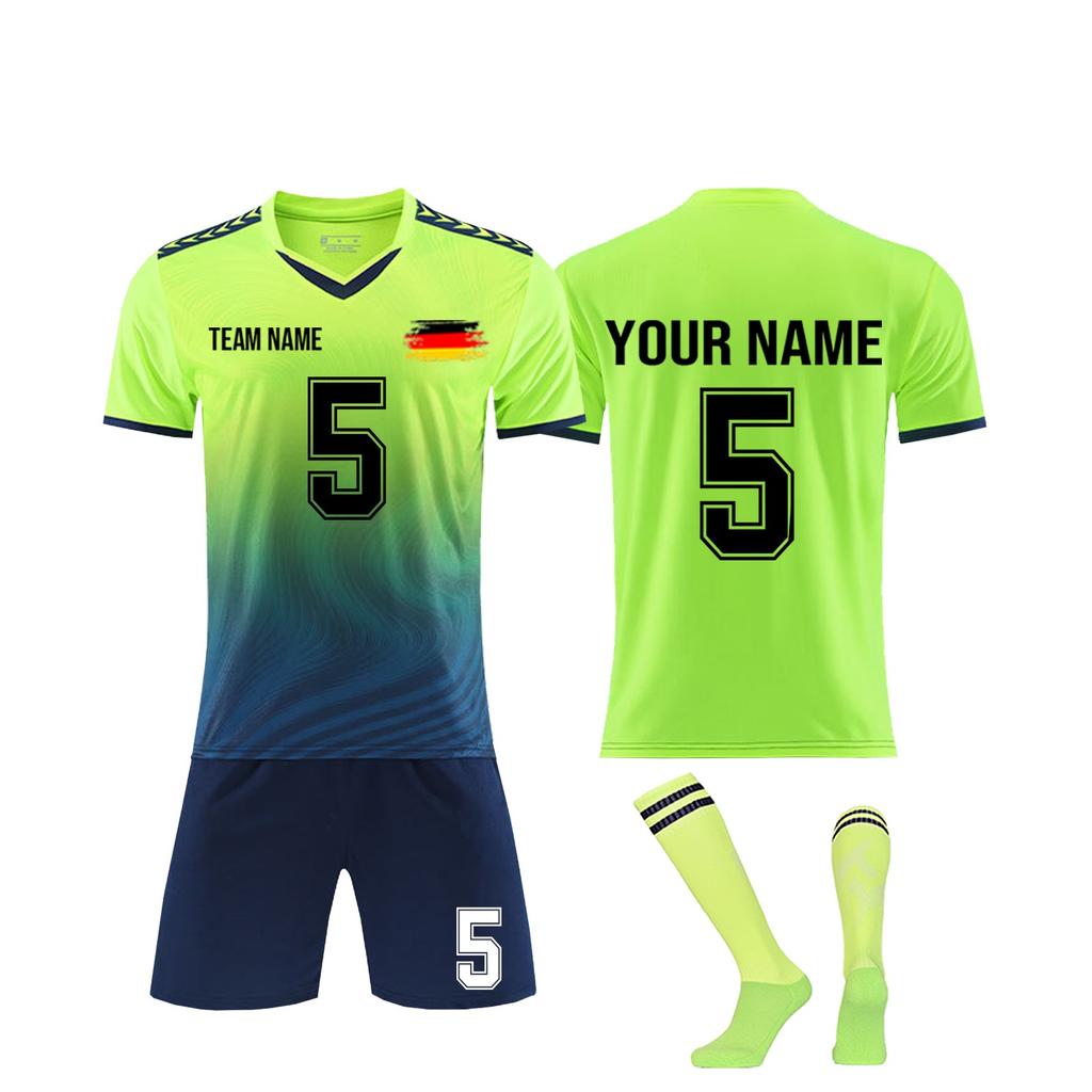 Personalised Shirts Kit Mens Girls With Name Number Custom Football Jerseys For Boys Training Suit