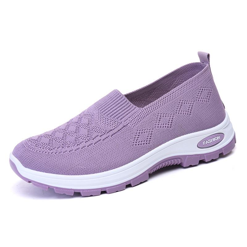 Women's Breathable Outdoor Casual Spring Shoes - Comfortable for Middle-aged and Elderly