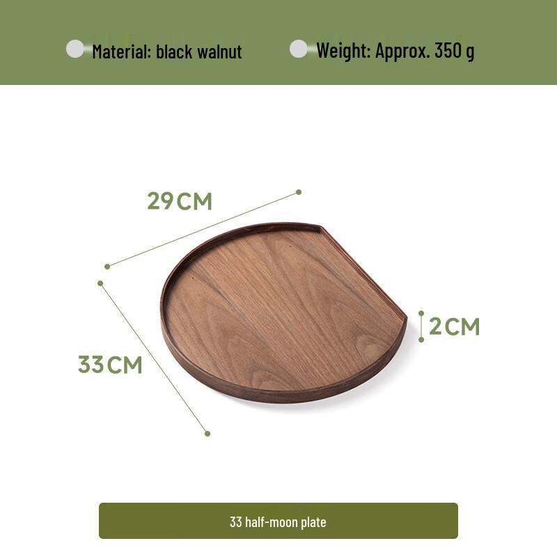 Black Walnut Wood Serving & Tea Tray