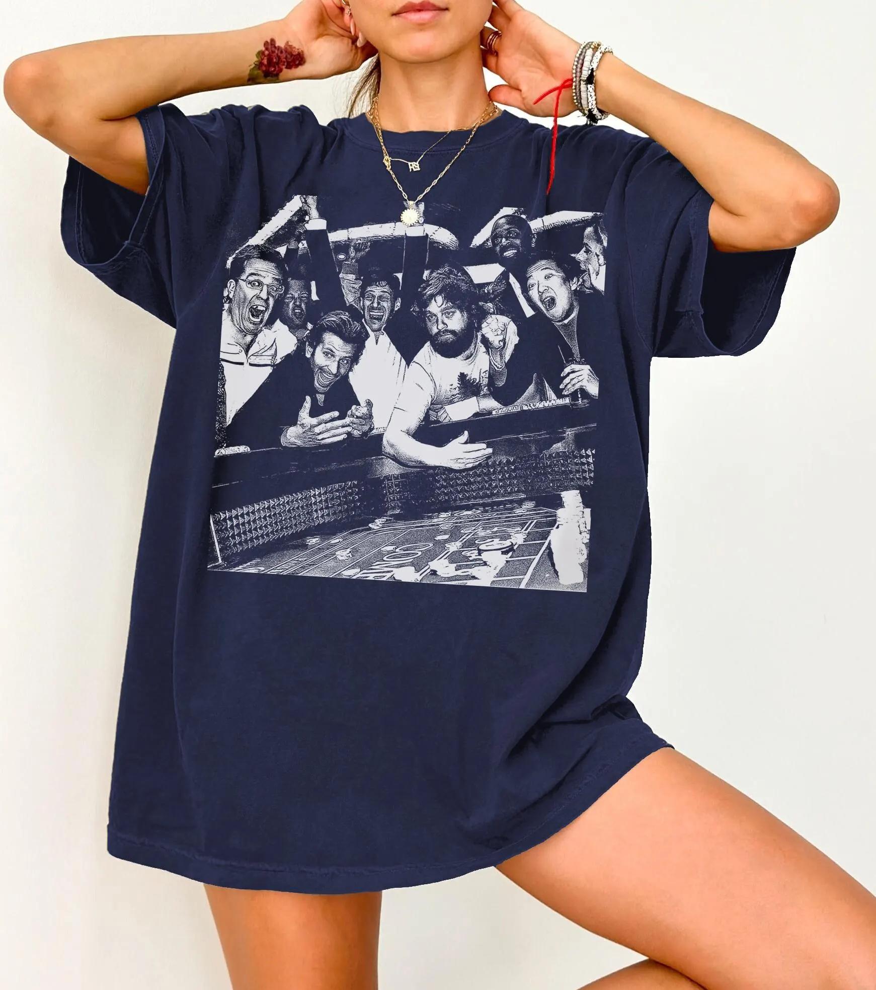 2026 summer Women Unisex The Hangover Shirt Funny Movie Graphic Tee Poker Scene TShirt Retro Comedy Film Tee S