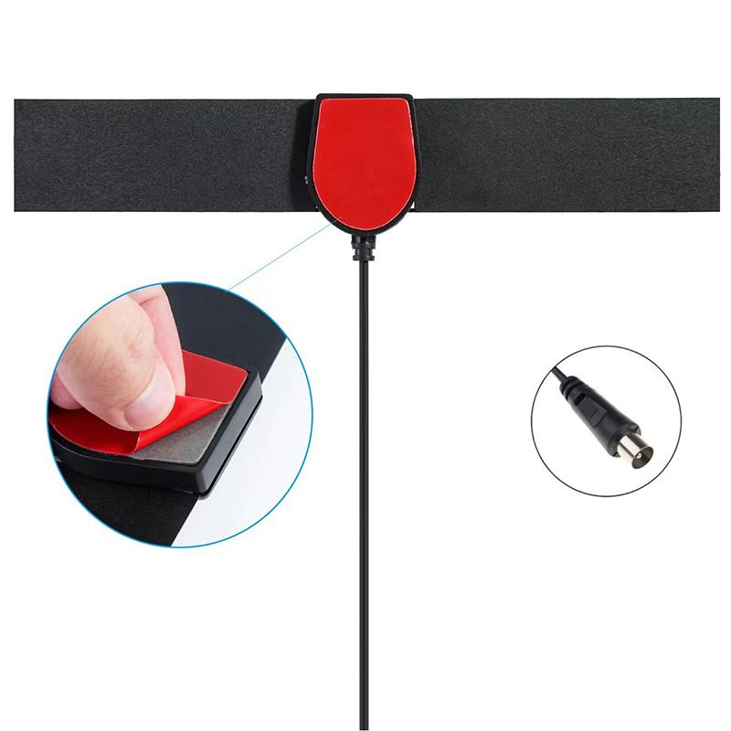 25 mils rekkevidde antenne TV digital HD 4K antenne digital innendørs HDTV støtter 1080P