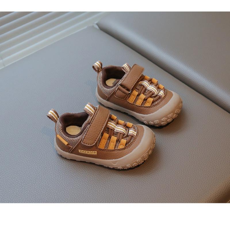 New Baby Toddler Shoes Breathable Mesh Children's Shoes Non-slip Soft Sole Men's and Women's Sports Shoes