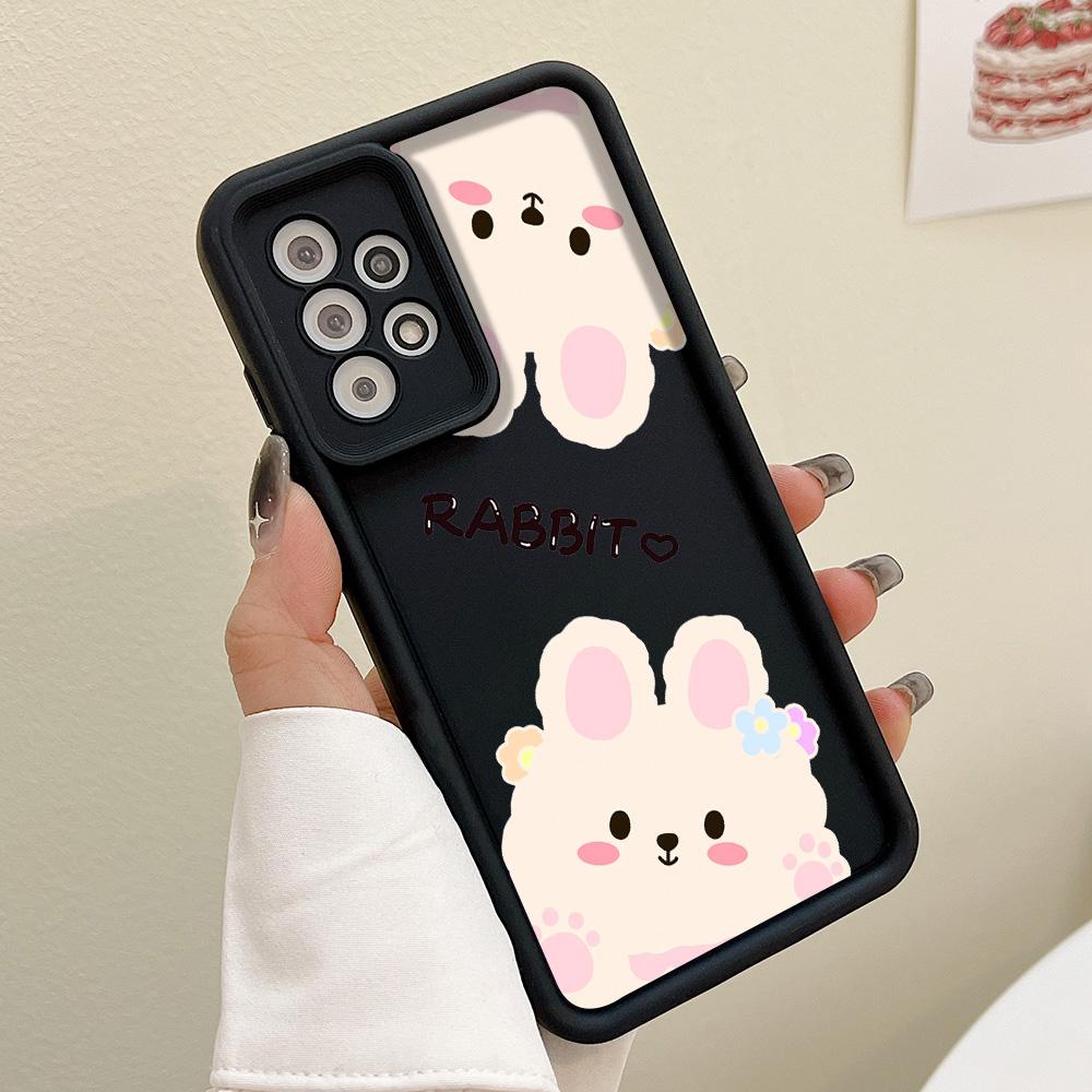 Cute Bear Soft Silicone Case For Samsung A54 5G A53 A55 A52 A34 A35 A51 A32 A25 A24 A23 A13 A14 A12 S23 Ultra S21 S20 FE Cover