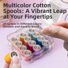 Partitioned Mini Sewing Box Set Portable Magnetic Needle Thread Box Home Sewing Box  Apparel Crafts