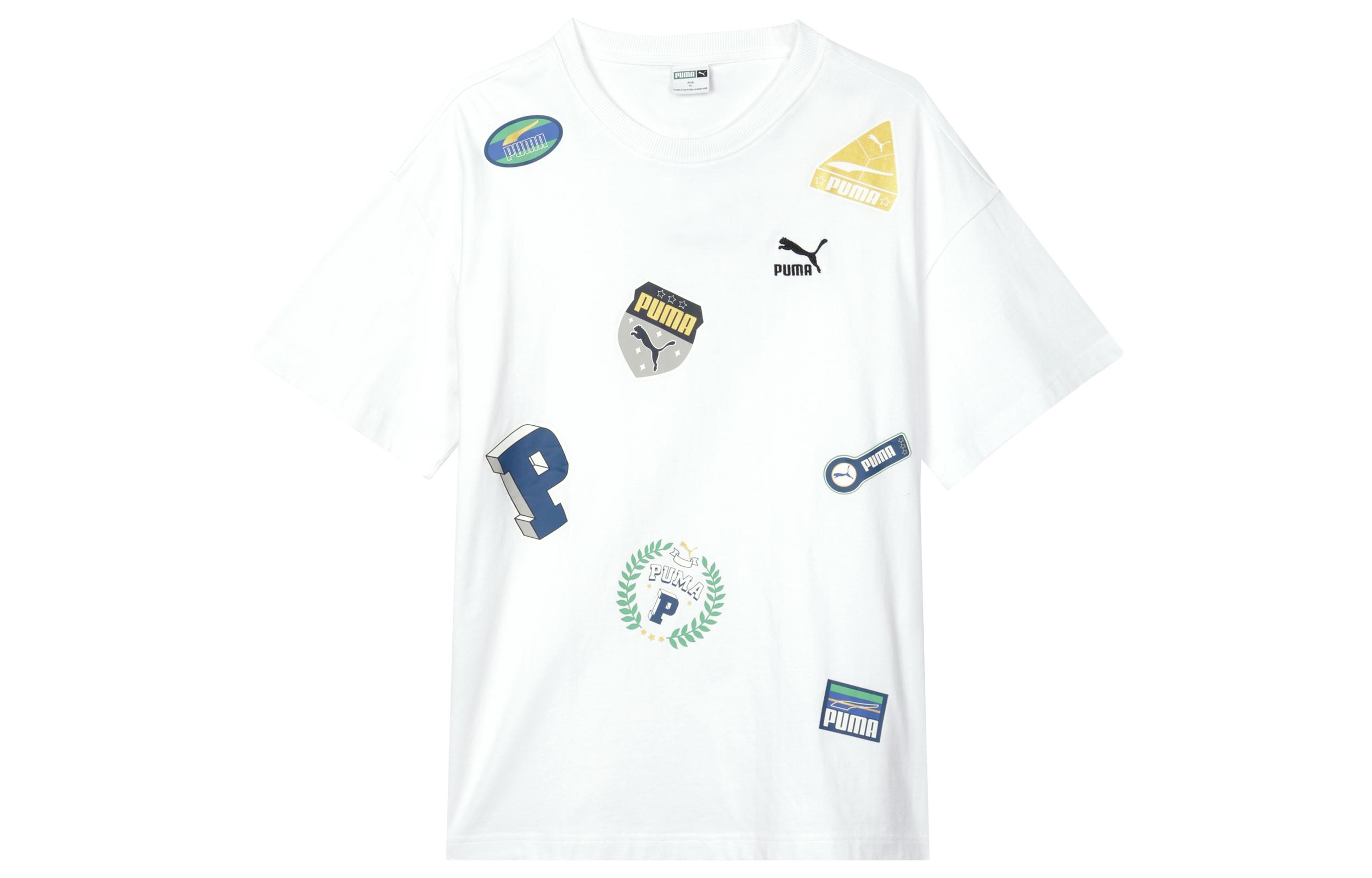 Унисекс футболка PUMA Белая, American Vintage 623248-02 XL