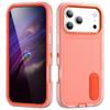 For iPhone 17 Pro Max Case Rugged Bumper Hybrid 3in1 Candy Color Shockproof Phone Stand Cover For iPhone 16 15 14 13 Pro Max 17e 16e