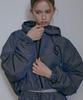 Oder Metallic Balloon Windbreaker Jacket - Metallic Charcoal