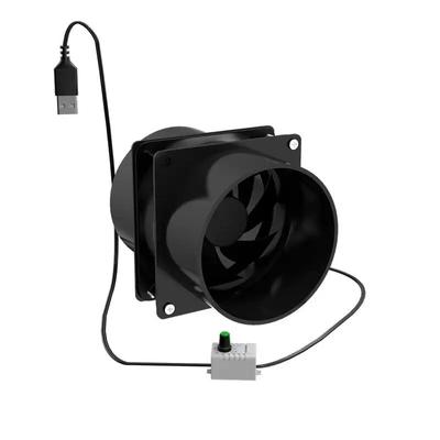 USB Ayarlanabilir Hız Lehim Duman Emici ESD Duman Çıkarıcı Fan Boru Kanalı Egzoz Fanı 1 M Boru Küvet Havalandırma Fanı