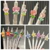 0.5mm Tulip Writing Pens Flower Ballpoint Pen Writing Smoothly Black Press Pen  Student