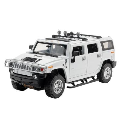Mein Auto 1:24 Diecast Metall Hummer H2 Modellauto Figur Dekoration - Weiß