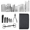 32pcs Stainless Steel Nail Clippers Kit with Storage Case Pedicure Kit Nail Grooming Kit  Home