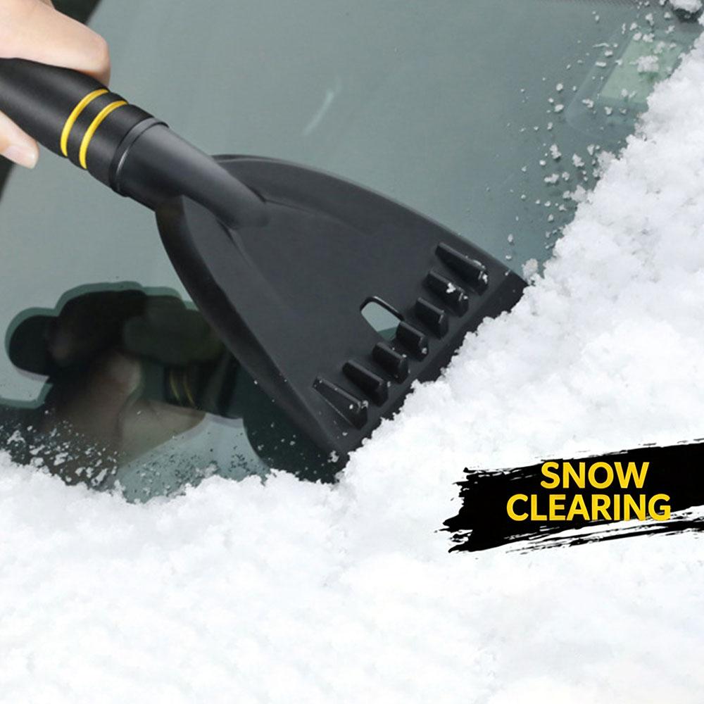Car Snow Scraper Ice Remover Winter Snow Removal Tool Portable ABS Shovel Frost Scraping Tool Auto Windshield Window Cleaning