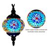 Turkish Moroccan Mosaic Pendant Chandelier Decorative Glass Globe Fixture Living Room Bedroom Home Decor Hardwired Decoration
