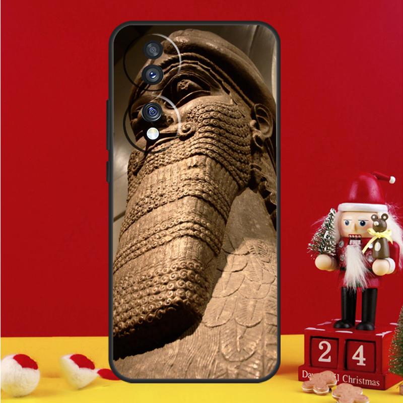 Lamassu Assyrian Mesopotamian Case For Honor Magic 8 5 6 7 Lite Honor Win X9b X9c X9a X8c X8b 50 70 90 200 400 Pro Cover
