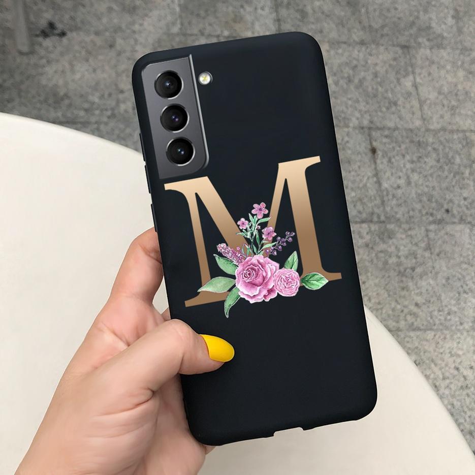 Für Samsung S21 5G Hülle S21 Ultra Plus Niedliche Buchstaben Abdeckung Für Samsung Galaxy S21 Plus 5G S21+ S 21 Ultra Handyhüllen Weiche Fundas