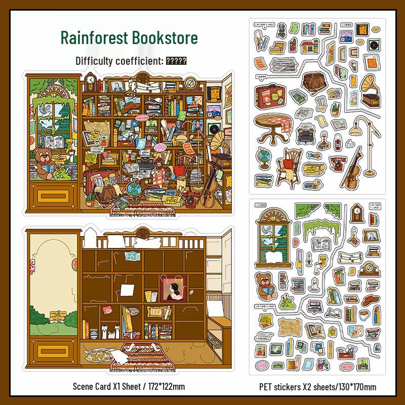Ink Words Landscaping 3D Stickers: Infeel.Me 20th Edition DIY Fun