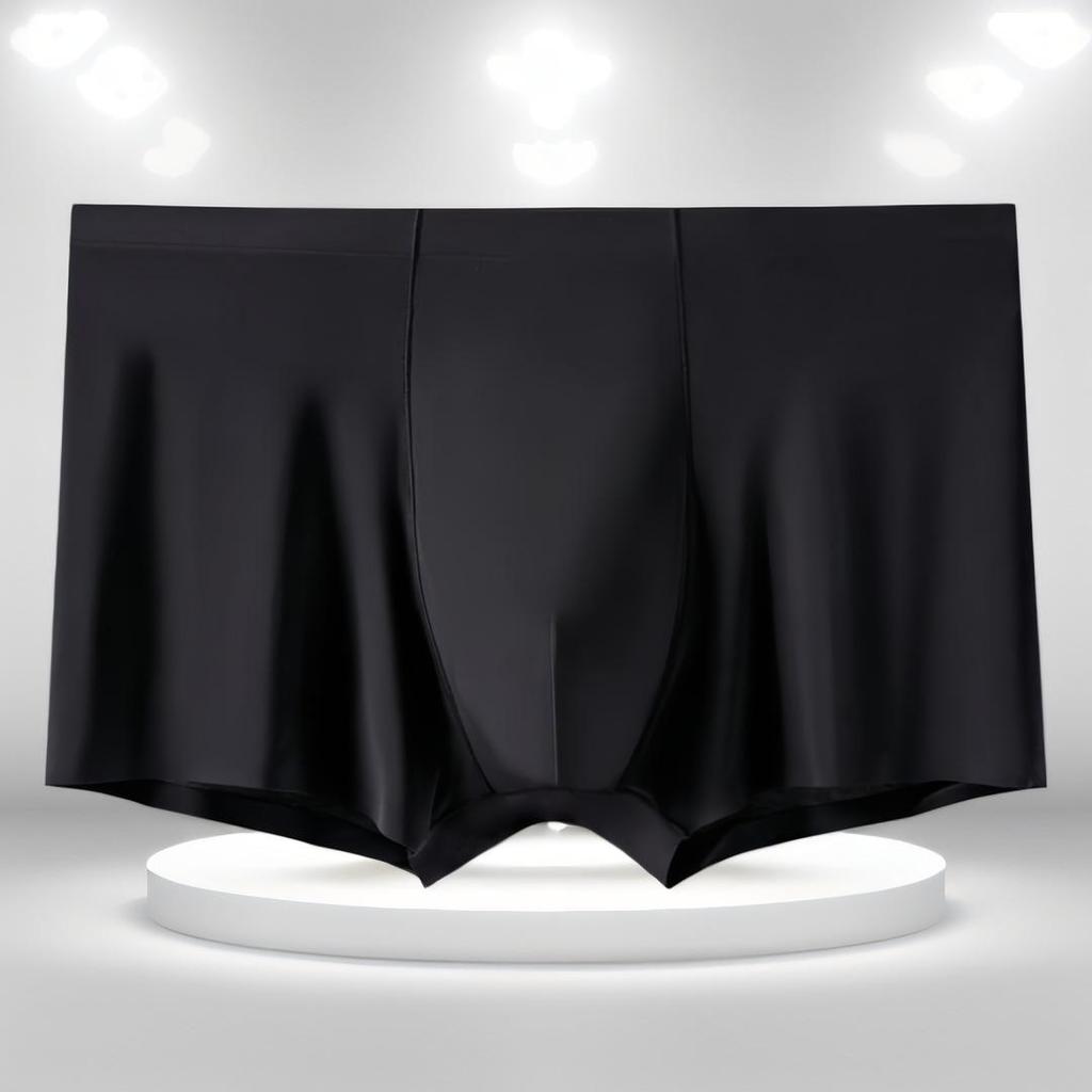 Men's Seamless Ice Silk Boxer Briefs - Summer Youth Collection