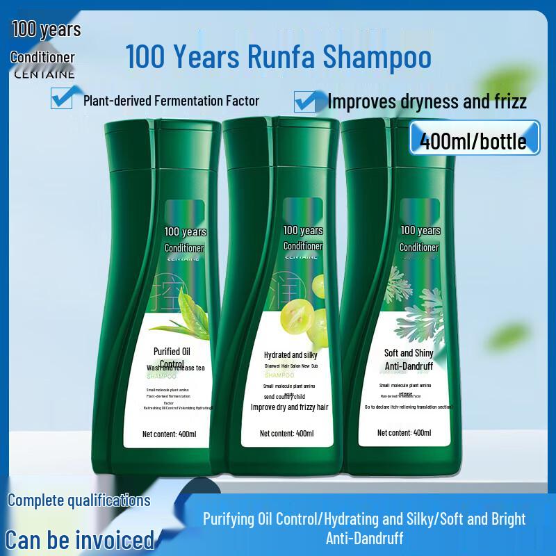 

100 Лет Runfa Увлажняющий и Шелковисто-гладкий Кондиционирующий Шампунь Anti-Dandruff