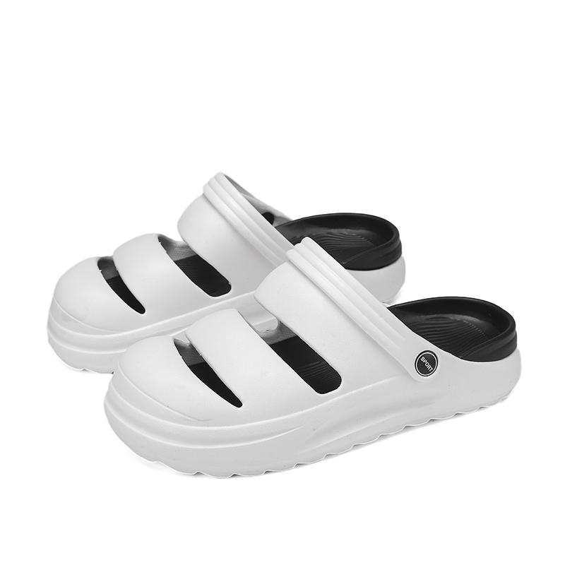 Light Men's Women Slippers Garden Summer Chef Casual Shoes for Men Outdoor Wading Beach Sandals Kitchen Antiskid Sports Platform