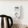Digital Timer Automatic Power Outlet With LCD Panel Programmable Feature Schedule Safe For Home And Office Use