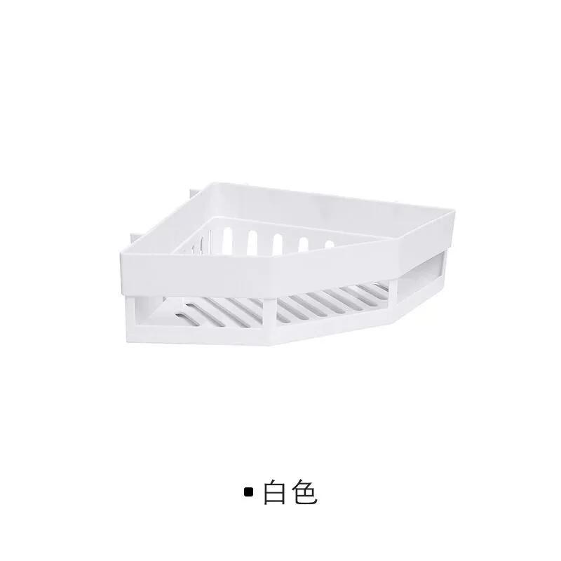 No Punching Required Seamless Wall Mounted Storage Rack Plastic Storage Rack for Organizing Kitchen Bathroom Wash Rack Bathroom