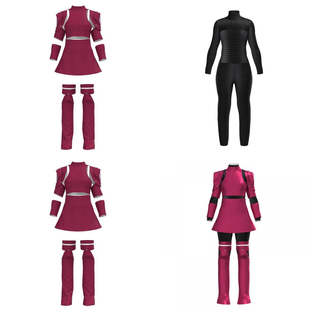 M3gan Cosplay Costume For Kids With Polyester And Material For Halloween And Anime Role Play