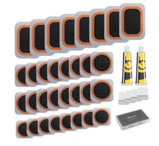 Bike Tire Repair Kit Lightweight Material Widely Compatible Professional Repair Patch Suitable for Inflatable Rubber Tire Repair