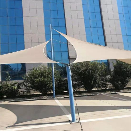 Tecido de Sombra para Exterior Resistente a UV Respirável Resistente ao Vento Tecido HDPE Cobertura de Proteção Solar para Deck com Argola D de Aço Inoxidável