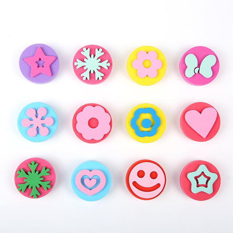 6 Double-sided For Children Seals Graffiti Kindergarten Early Childhood Painting Tools