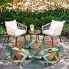 Beautiful Frog Pattern Round rug,Carpet Rug for Living Room Bedroom Sofa Playroom Decor,Non-slip Floor Mat,Holiday Gifts and Birthday Gifts