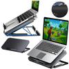 Strado Cooling Stand for Laptop 12-17″ Aluminum | Adjustable, Non-Slip, Quiet