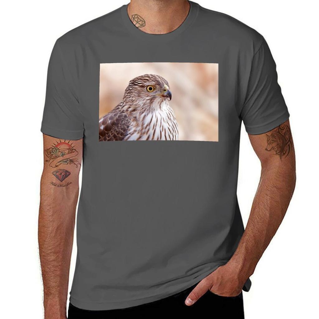 Coopers Hawk Profile Tshirt Streetwear Print Tee Shirt