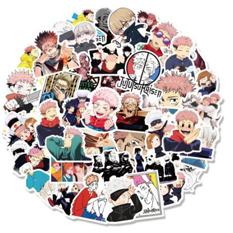 50Pcs Jujutsu Kaisen Stickers Decal