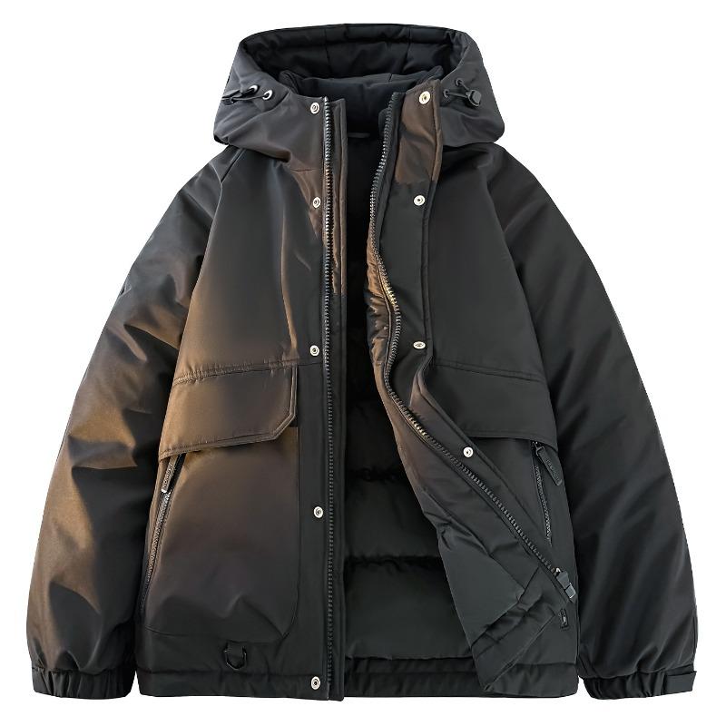 % Daunen neue nationale Standard weiße Entendaunenjacke Herren und Damen Winter locker Pie überwinden verdickte Kapuzenjacke Herren