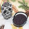 With Cover Skull Box Silicone Molds DIY Cement Gypsum Skull Head Storage Jar Pottery Mould Making Jewelry Box Home Decoration