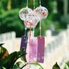 Wind Chimes A Summer Tradition Glass Wind Chimes Wind Chimes Soothing Sounds Japanese Style Stylish and Cute Cool Hanging Wind Chimes Set of 4 Floral