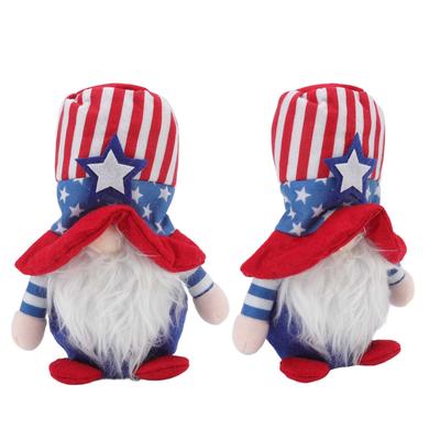 4th of July Patriotic Gnome Decorations Independence Day Party Ornaments Faceless Doll Holiday Gift Props