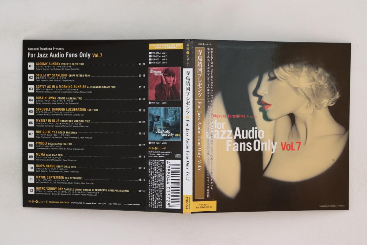 

CD VARIOUS For Jazz Audio Fans Only Vol.7 TYR1044 2014 Japan Obi Jazz Used